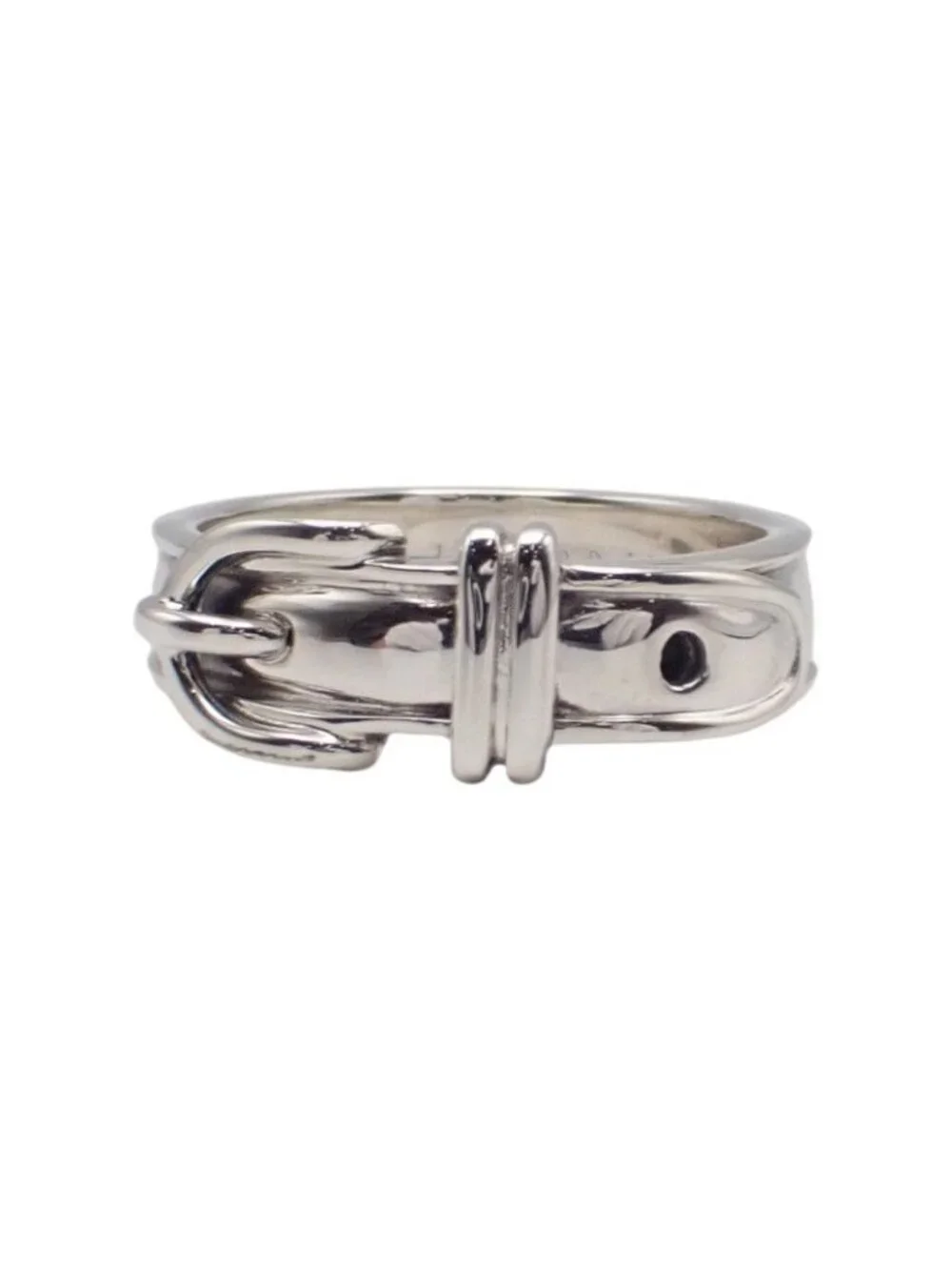 Hermes Ceinture Belt Ring 49 925 Sterling Silver Accessory